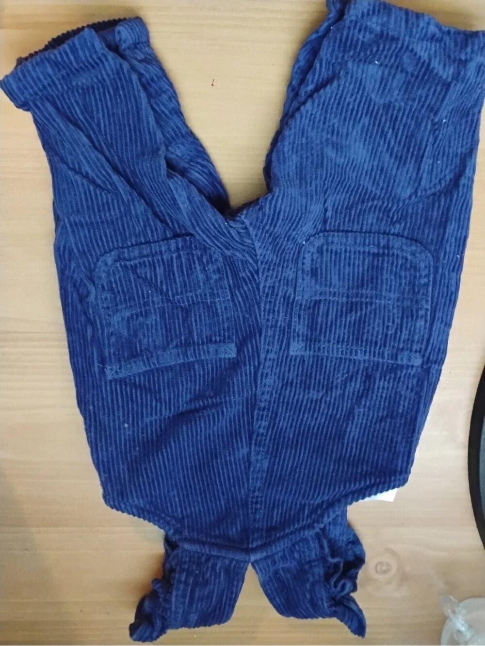 Carhartt Baby Corduroy Overalls in Navy Blue